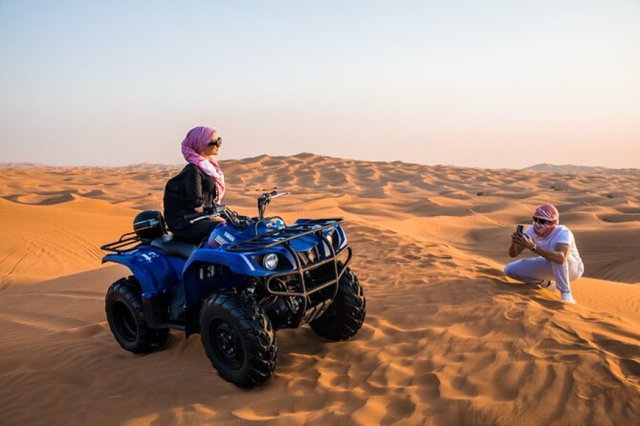 LiberiaRed Dunes ATV, Camels, Stargazing & 5* BBQ Al Khayma Camp